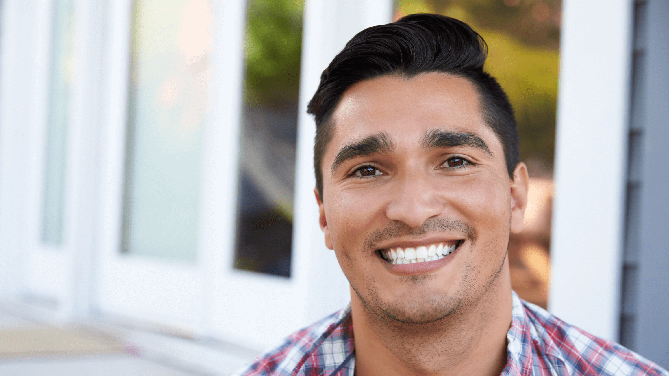 man smiling